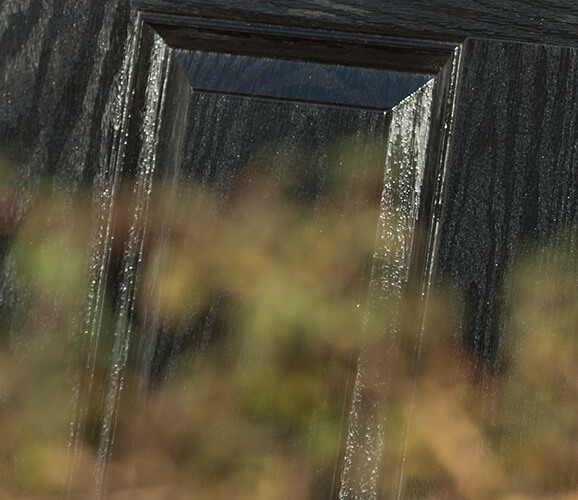 A close up of a solid core composote door