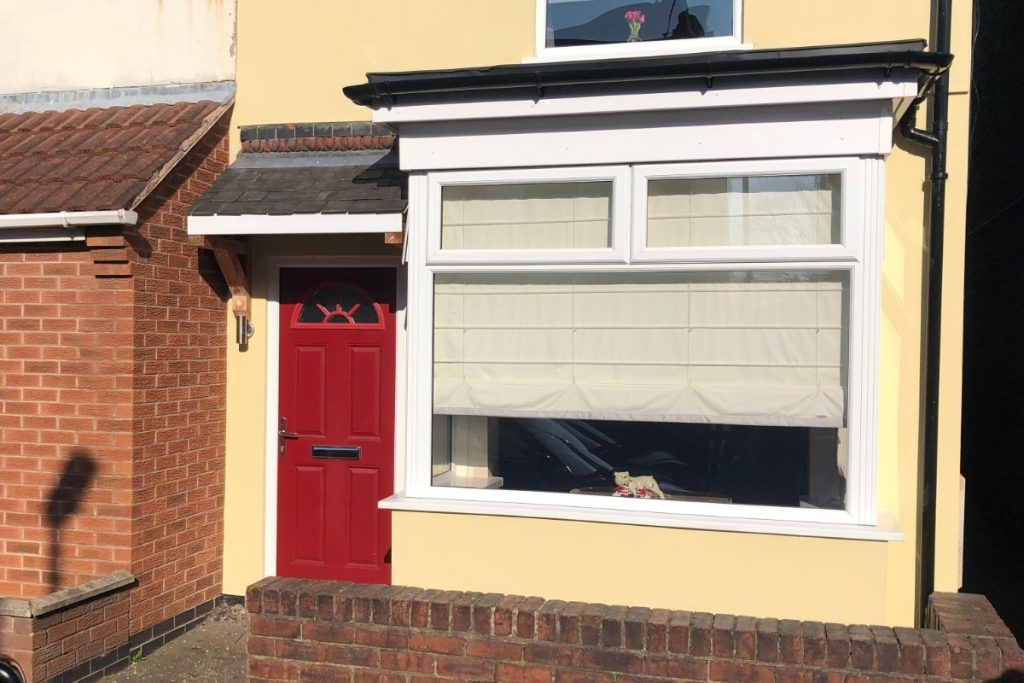 red minster solidcore door