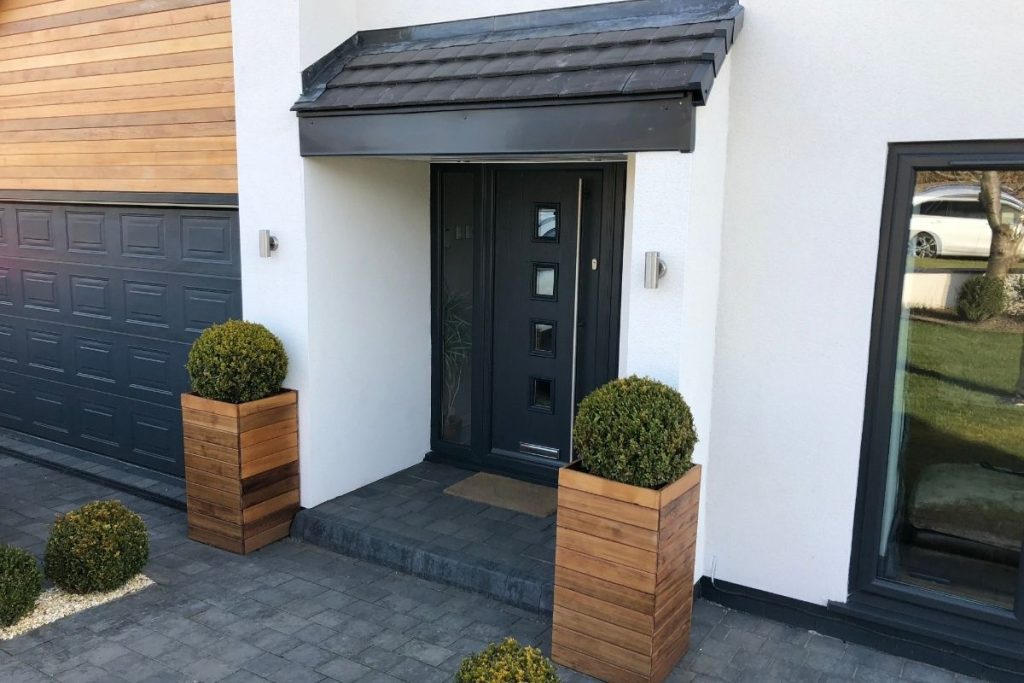 wellow front door great kerb appeal